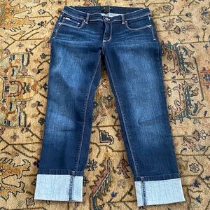 White House Black Market Dark Blue Ankle Jeans